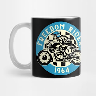 Vintage Motorcycle Club Freedom Rider 1964 Mug